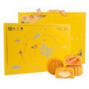 知味观 奶黄流心月饼礼盒装