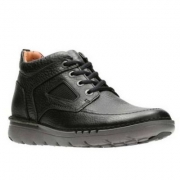 国内￥1329，UK7.5码 Clarks 其乐 高端UN系列 Unnature MID 男士真皮系带休闲靴 Prime会员免费直邮含税