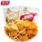 慕滋 麻辣味牛肉味小米锅巴170g*4包
