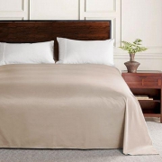 Midohouse 铭都家品 60支全棉纯色贡缎床单 160*230cm