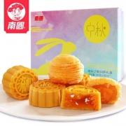 南国 南月之秋流心奶黄椰蓉月饼礼盒300g