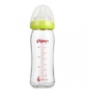 pigeon 贝亲 AA91 宽口径玻璃奶瓶 240ml 配L奶嘴