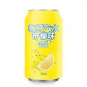 海品猫 苏打汽水 柠檬味 355ml*24罐 *2件 +凑单品