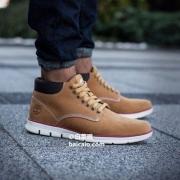 UK6.5码，SensorFlex缓震 Timberland 添柏岚 Bradstreet 男士真皮中帮靴 Prime会员免费直邮含税