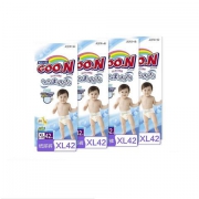 GOO.N 大王 婴儿纸尿裤 XL42片*4件