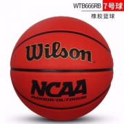 Wilson 室内外水泥地7-5号成人橡胶篮球 送3件套