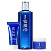 KOSE雪肌精 盈润元气套装(化妆水330ml 洗颜20g 凝霜20g)