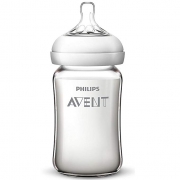 飞利浦新安怡（AVENT）  SCF679/17 宽口径自然顺畅玻璃奶瓶 240ml*3