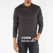 限S码，Original Penguin 企鹅牌 男士100%羊毛圆领毛衣 Prime会员免费直邮含税
