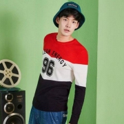 Semir 森马 男士条纹针织衫