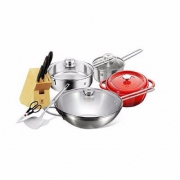 ZWILLING 双立人Twin Nova III 30cm中式炒锅加赠装10件套