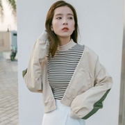 Q.FOUR 女士 棒球服 短款外套