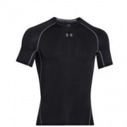 限S码： UNDER ARMOUR 安德玛 HeatGear 男士运动短袖紧身衣