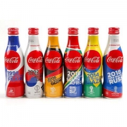 Coca-Cola 可口可乐 20周年世界杯珍藏版 250ml/瓶 6届世界杯举办国版 铝罐装