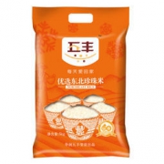 华润 五丰 东北大米 优选东北珍珠米5kg