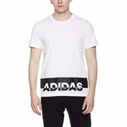 限180码：adidas 阿迪达斯 男款T恤 GFX T LNG PUFF 白色