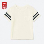 限尺码： UNIQLO 优衣库 婴幼儿 圆领短袖T恤
