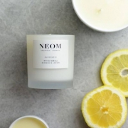 英国皇室御用有机香氛，Neom 全线75折 幸福愉悦橙花含羞草香氛蜡烛 单芯 185g £22.5