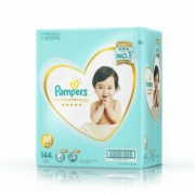 Pampers 帮宝适 一级系列 婴儿纸尿裤 M144片 *2件