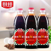厨邦 特级鲜味生抽 酱油 900ml*3瓶 送490g蚝油