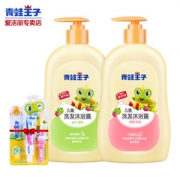 青蛙王子 二合一儿童洗发沐浴露 480ml*2瓶 温和无泪 无硅油