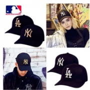 MLB棒球帽  LA/NY标志 男女刺绣可调节洋基帽