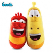Larva 官方正版授权 《爆笑虫子》毛绒玩具公仔 黄20.5cm/红18.5cm