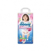moony 尤妮佳 女婴用拉拉裤 XL38片 4件装