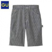 10日0点：GU 男子夏季条纹牛仔中裤