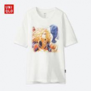 UNIQLO 优衣库 410597 凡尔赛玫瑰 女士短袖T恤