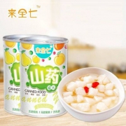 来全七 冰糖山药罐头 312g*6罐
