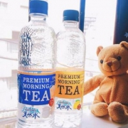 日本网红，Suntory 三得利 天然水透明奶茶550ml*3瓶