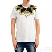德刚最爱，Versace Collection 范思哲 男士纯棉印花圆领短袖T恤V800683S*2件 ￥489.08含税包邮
