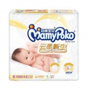 MamyPoko 妈咪宝贝 云柔干爽系列 婴儿纸尿裤 S112片 *4件