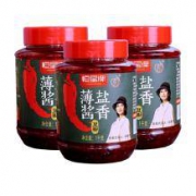 恒星 薄盐酱香豆瓣 1kg*2瓶 *2件