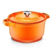 COOKER KING 炊大皇 T24ATQ5 厚铸铁珐琅汤锅 24cm +凑单品