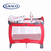 葛莱（GRACO）  婴儿床便携式儿童游戏床 午睡尿布更换台 大红色