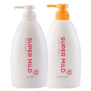 SUPER MiLD 资生堂惠润 柔净鲜花芳香洗护套装（洗发露600ml+护发素 600ml）