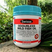【8日0点开抢】Swisse 无腥野生鱼油胶囊 400粒