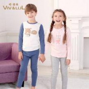 vivlul旗舰店 儿童秋纯棉内衣套装