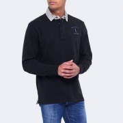 限S码，Hackett London Mr. Classic Logo 男士长袖Polo衫 Prime会员免费直邮含税