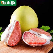 禾趣 平和红心琯溪蜜柚2个约2000g