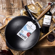 瑞典 Skeppshult 斯肯特 32cm 铸铁 炒锅