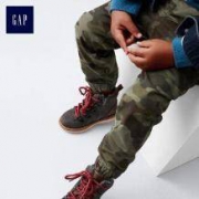 GAP 盖璞 儿童帆布运动裤 844696 绿色迷彩