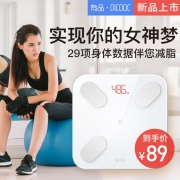 蓝牙连接，29项数据！有品 MINI 2色智能体脂称