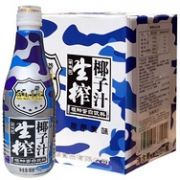 1kg*6瓶/箱，海南1号 果肉型 生榨椰子汁 椰奶
