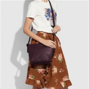 COACH Dufflette女士真皮单肩包