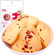 百草味 蔓越莓曲奇 100g/袋 *21件