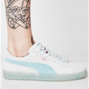 凑单：Puma彪马 Suede Classic Glitz 果冻底女子板鞋