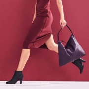 37码+，ECCO 爱步 型塑 女士真皮高跟短靴 $53.05